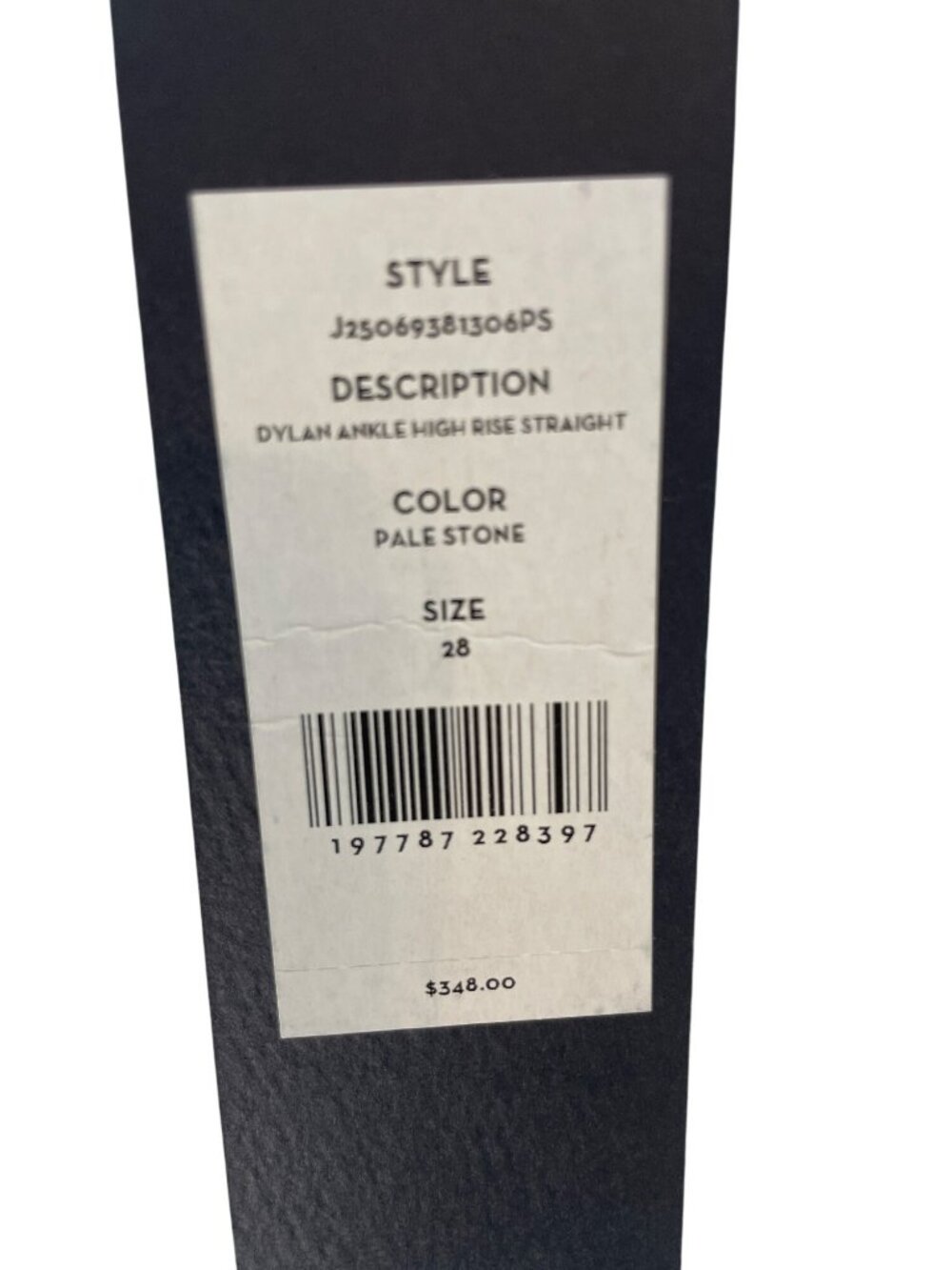 Veronica Beard Dylan Ankle High Rise Straight Jeans Stone Wmn's Sz 28 $348 NWT - Picture 6 of 10